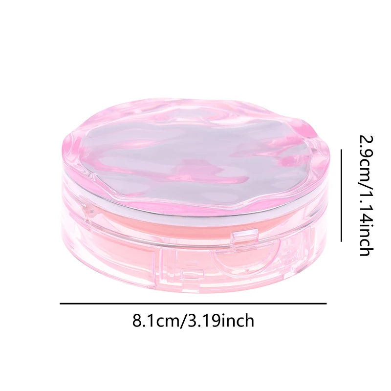 Portable Empty Air Cushion Compact with Powder Sponge and Mirror dylinoshop