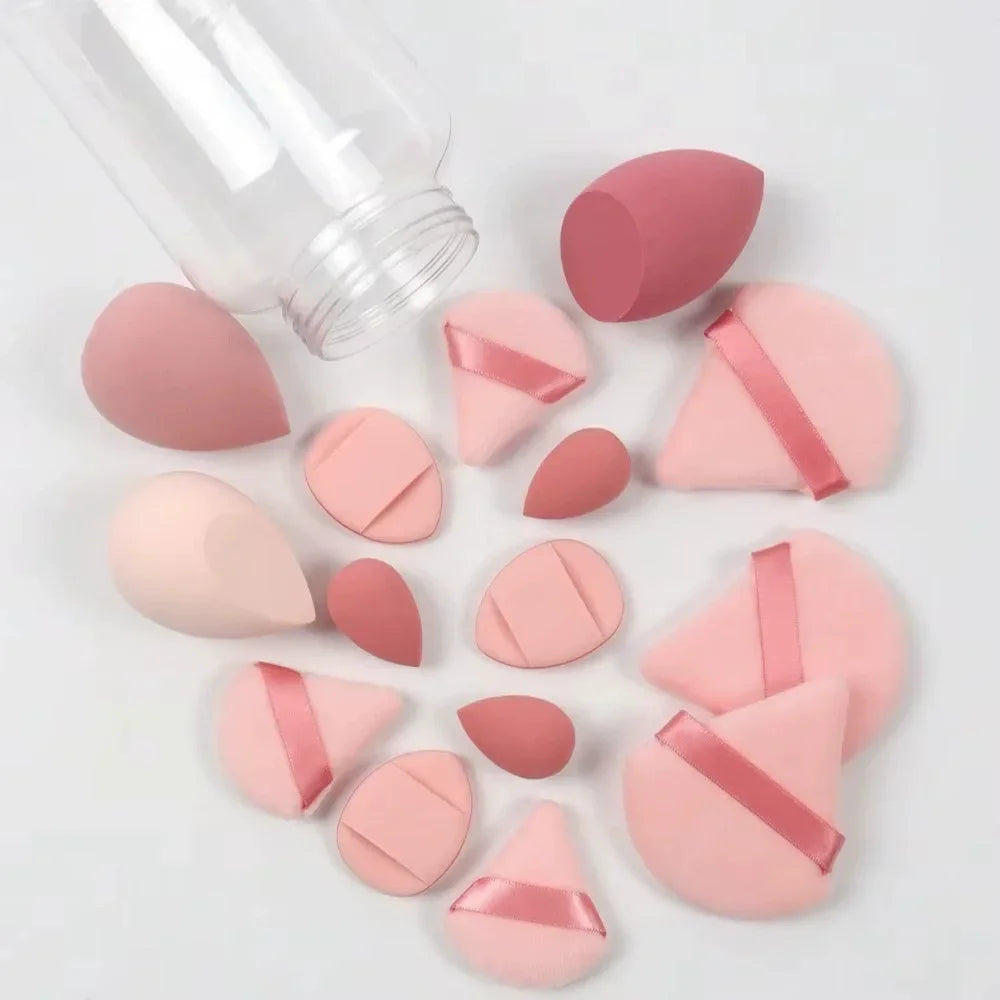 12/15Pcs Makeup Sponge Cosmetic Puff Foundation Sponges Beauty Egg Powder Puffs Women Make Up AccessoriesMakeup Tools