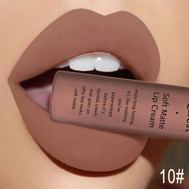 QiBest Matte Liquid Lipstick, Waterproof Long-Lasting Lip Color dylinoshop
