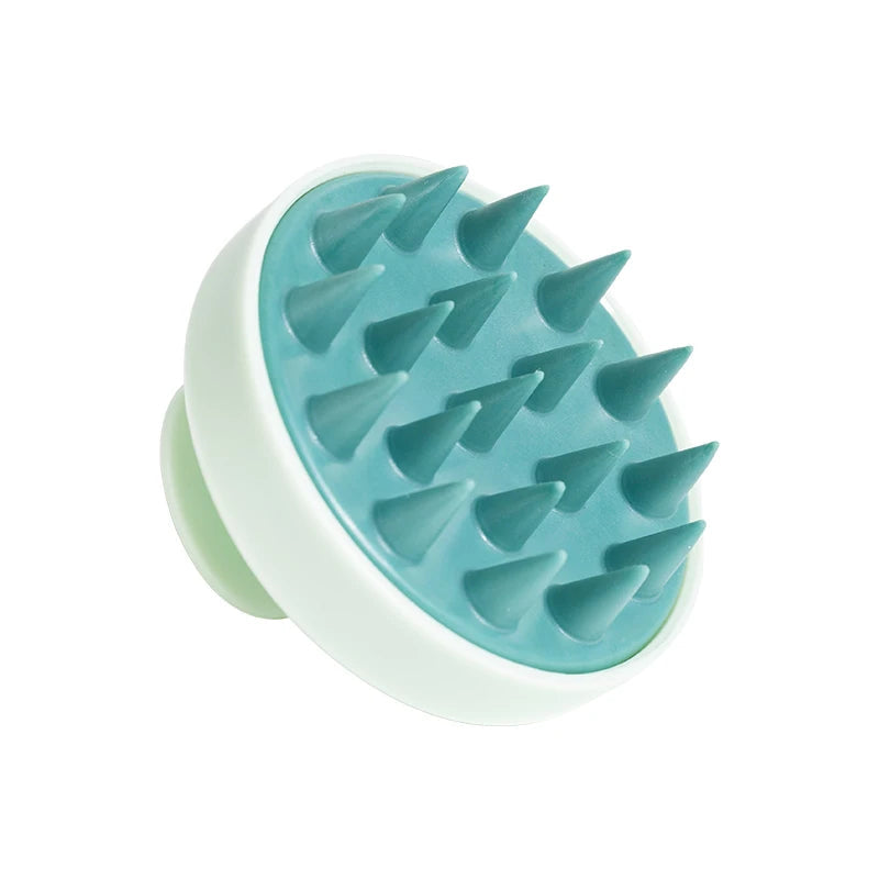 Silicone Shampoo Scalp Hair Massager Head Body Scalp Massage Brush Scalp Massage Brush Comb Magic Handle Brush Spa Massage Brush dylinoshop