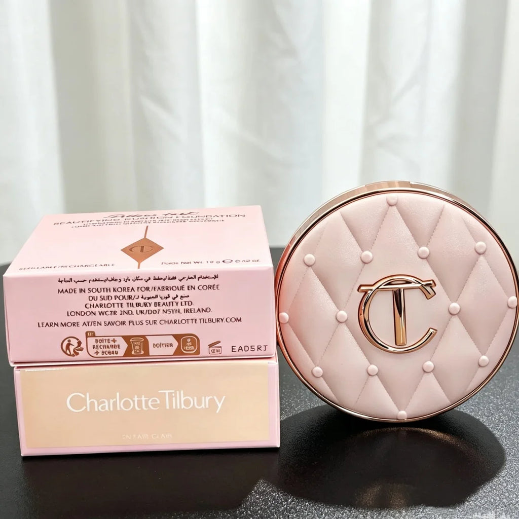 Charlotte Tilbury Dual-Color Blush Concealer Cushion Delicate And Smooth Brightening And Moisturizing Concealing Lasting Makeup