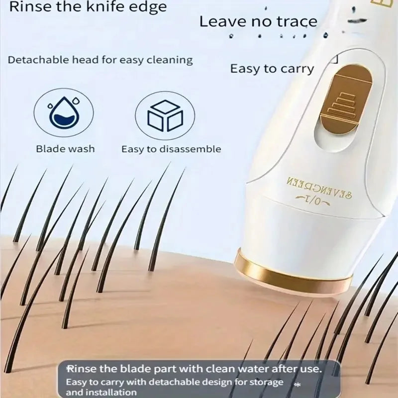 Women's 3-in-1 USB Rechargeable Trimmer – Underarm, Eyebrow & Nose Hair