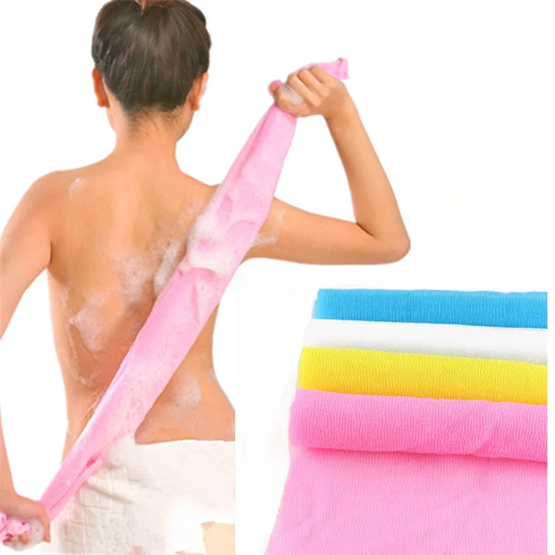1Pcs Japanese Body Wash Towel Beauty Skin Exfoliating Cloth Washcloth Nylon Bath Towel Skin Polishing Towel Body Back Scrubber