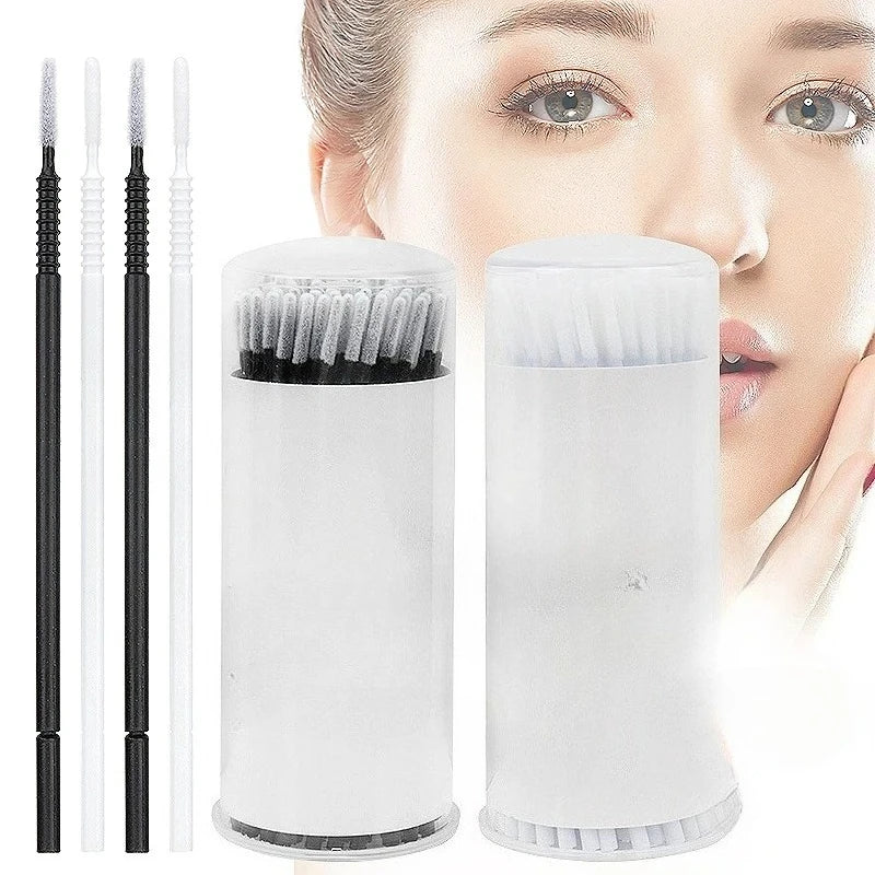 100PCS Disposable Spiral Mascara Brush Handle Microbrush Applicator Lashes Brushes Eyelash Extension Makeup Tools