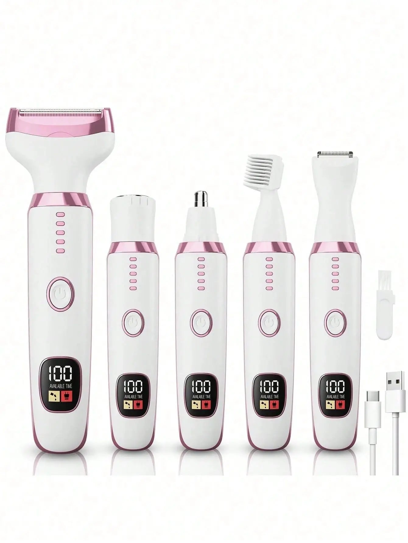 Rechargeable Electric Shaver for Women – Legs, Underarm, Bikini & Face