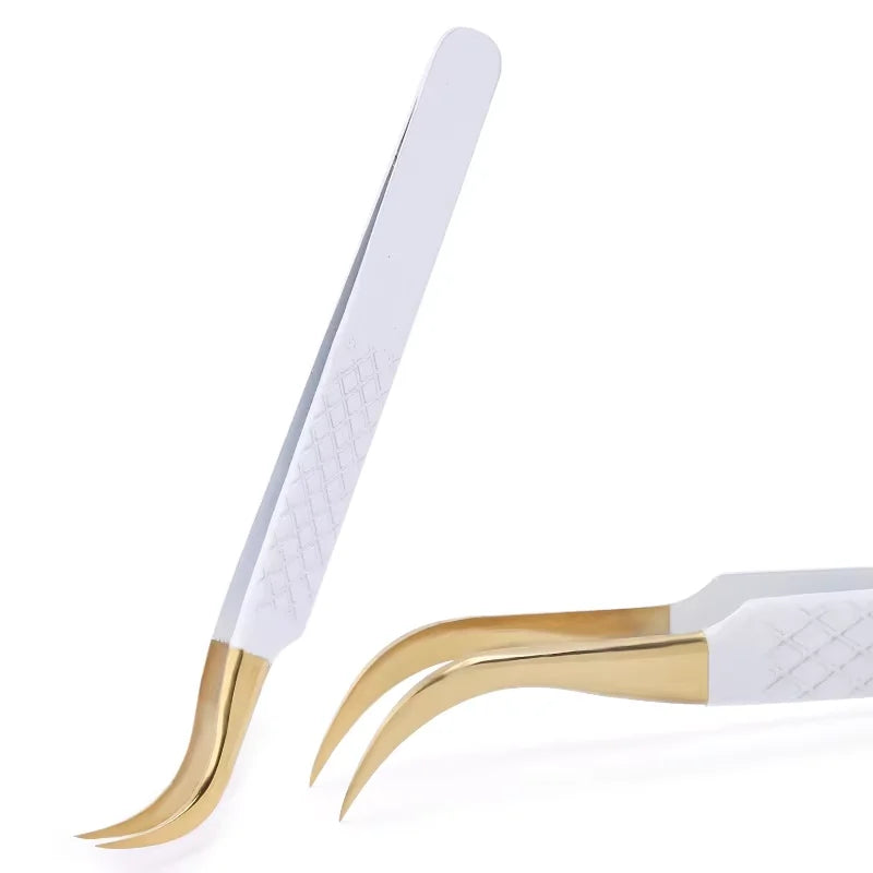 HMQ Beauty Anti-Static Stainless Steel Precision Tweezers dylinoshop