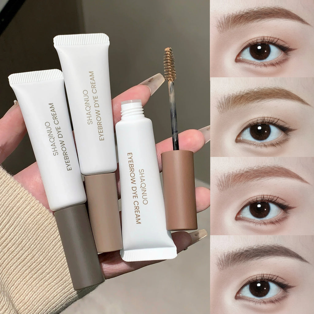 Natural Mist Eyebrow Dye Gel Tint Mascara SHAQINUO Long Lasting Quick Dry Dyeing Brow Tattoo Tinted Cream Brow Makeup