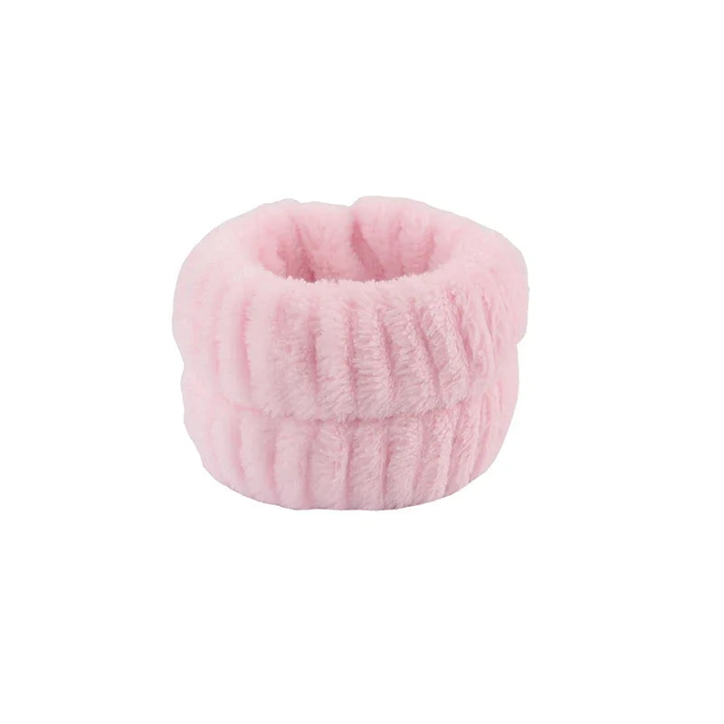 1/4PCS Reusable Wrist Washing Belt Soft Microfiber Towel Wristbands Washing Face Water Absorption Prevent Wetness Wrist Washband