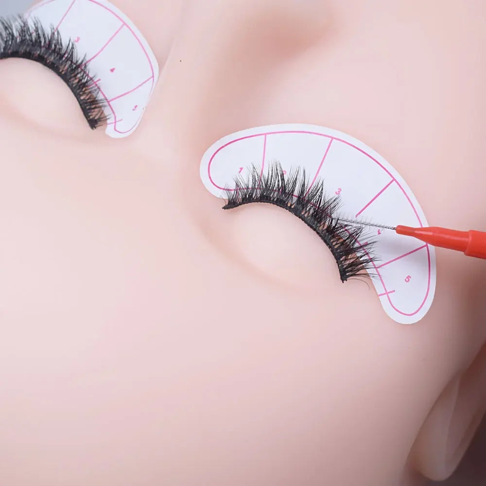 Wholesale  Paper Patches 3D Eyelash Under Eye Pads Lash Eyelash Extension Practice Eye Tips Sticker Wraps Makeup Tools eye pads