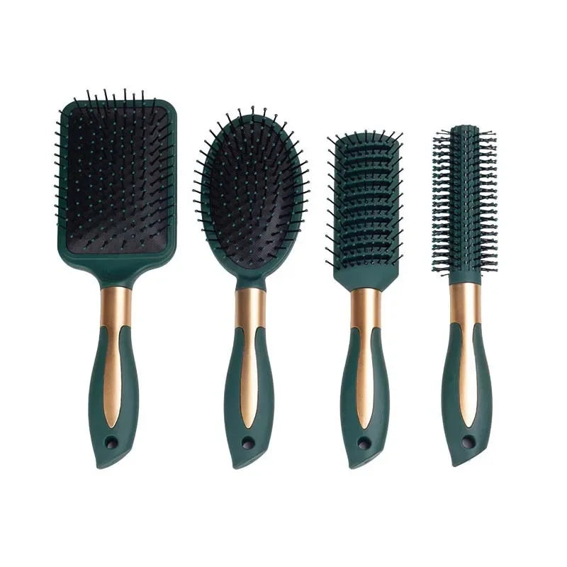Anti-Static Oval round Air Cushion Comb Scalp Massage Exfoliating Tool for Salon SPA Professional Hair Styling Care Accessory dylinoshop