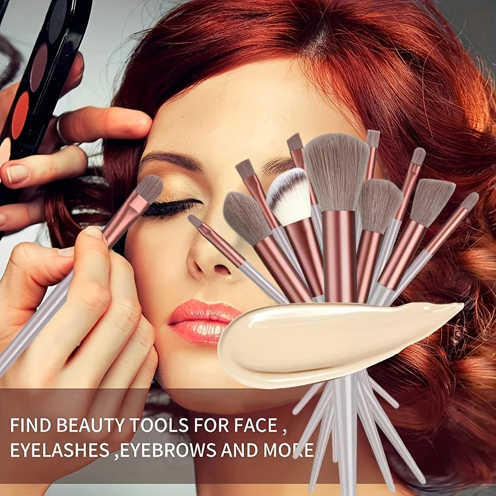 Makeup Brushes Set 13/33pcs Soft Professional Makeup Brush Kit Face Cosmetics Eyeshadow Foundation Powder Blending Beauty Tools