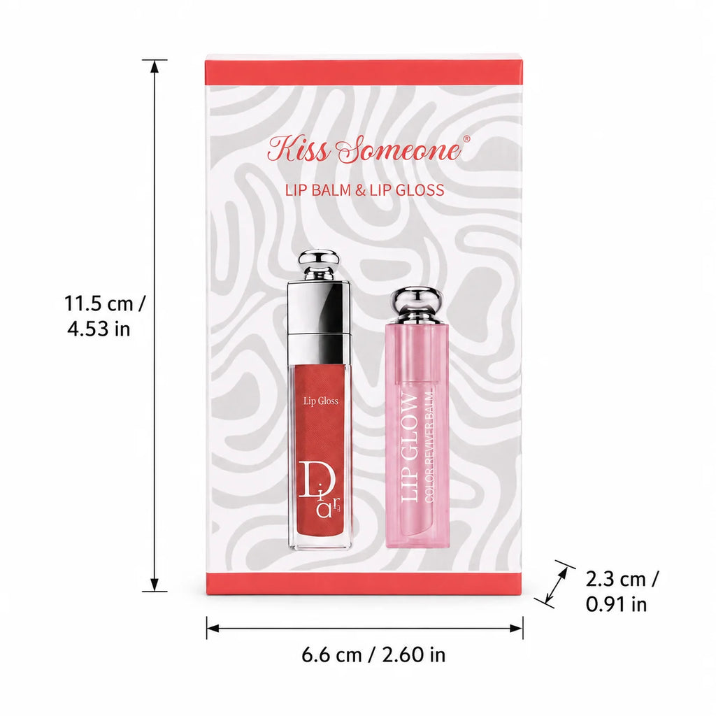 Set of Colored Lip Oil, Matte Lipstick, Changing Lipstick, Moisturizing Lipstick, Long-Lasting and Non-Greasy, Fashionable Packa