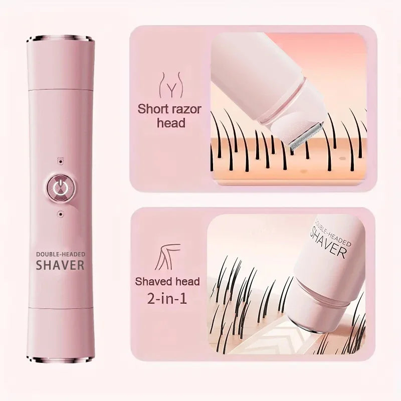 Women’s 2-in-1 Electric Epilator & Shaver – Rechargeable Body & Bikini Hair Remover