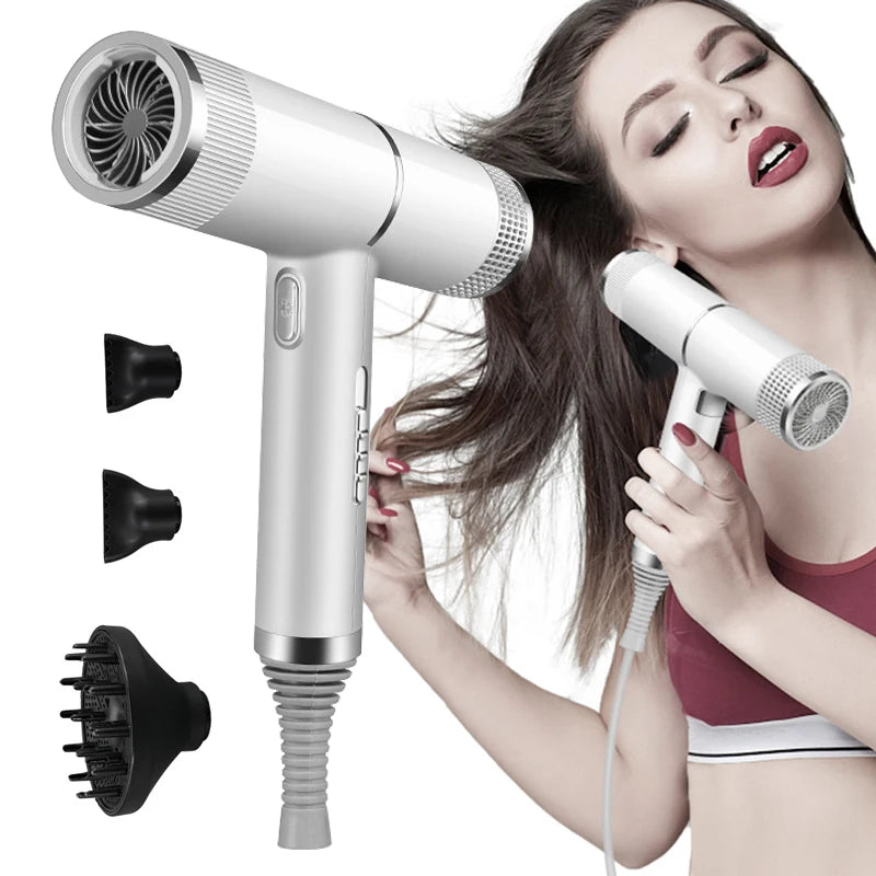 Professional Infrared Negative Ion Hair Dryer - Hot & Cold Air Styler