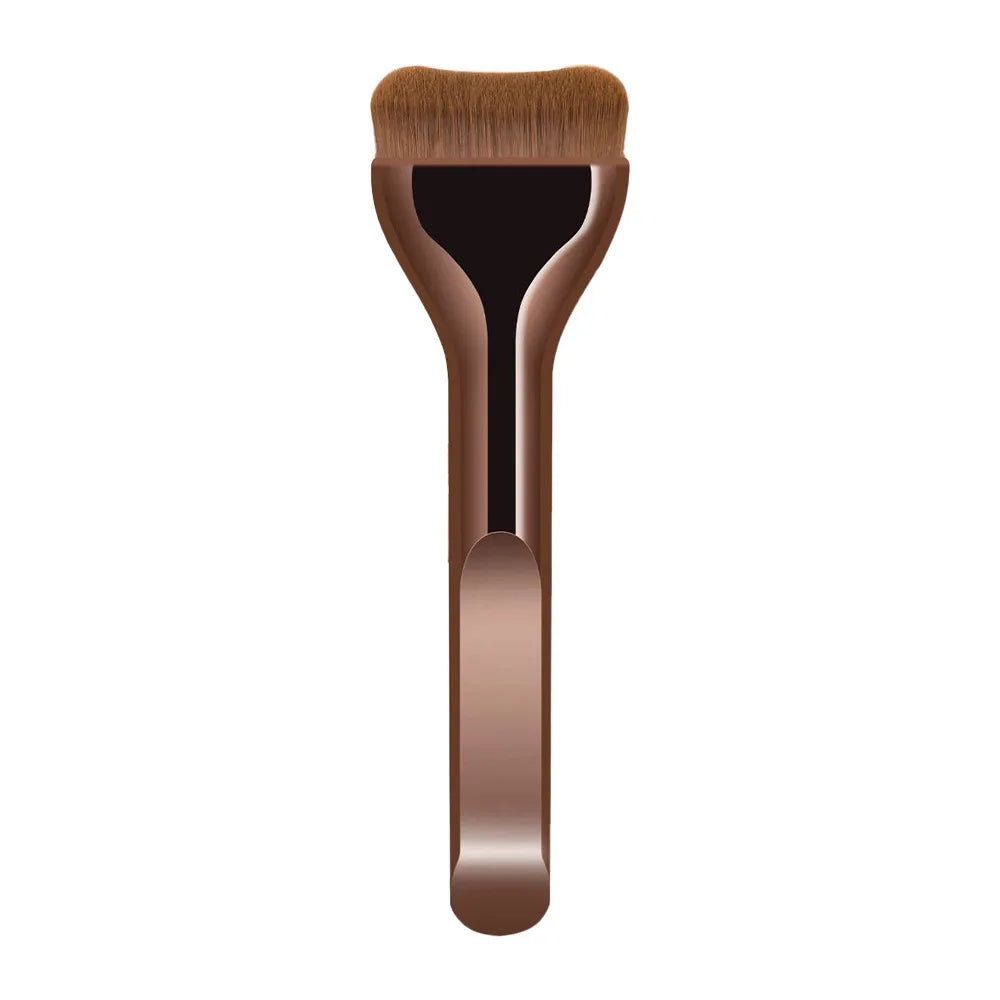 Professional Foundation Makeup Brush Duo – Soft Blending Brushes for Liquid, Cream & Powder dylinoshop