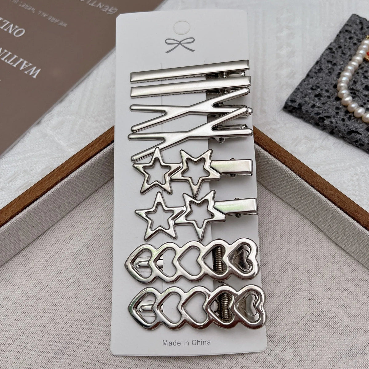 Sliver Metal Hair Clips Women Girls Y2K Duckbill Hairpin Personality Bangs Side Headwear Barrettes Hairclip Styling Accessories dylinoshop