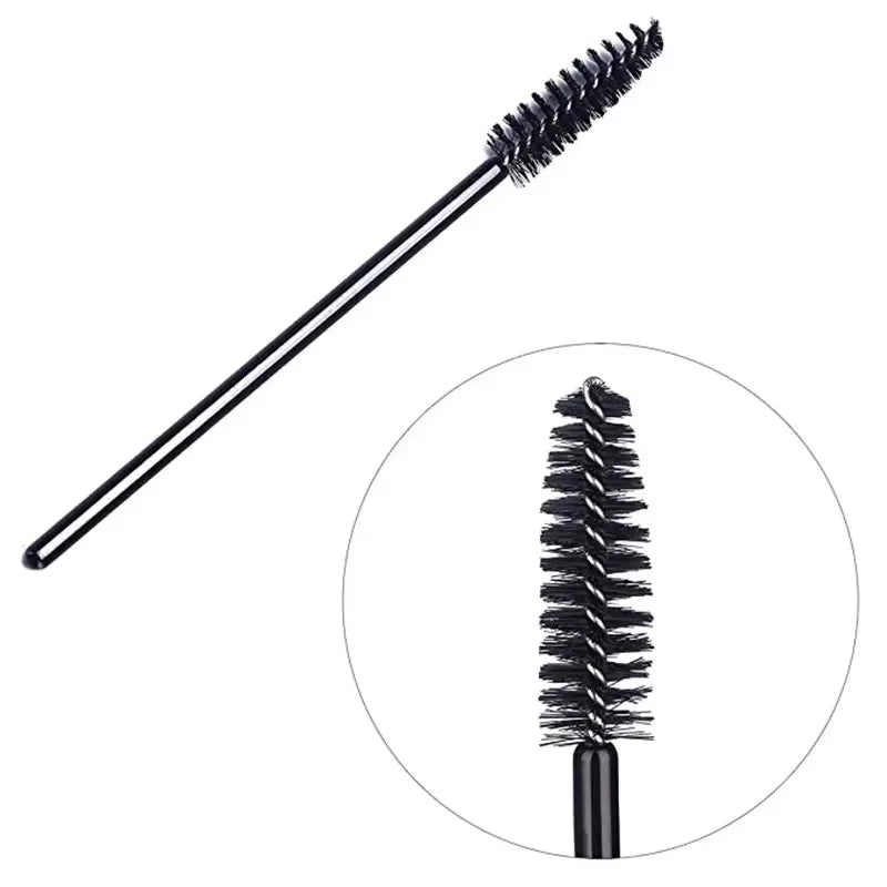 50pcs Disposable Makeup Tools Eyelash Brushes Eyelashes Extension Tools Eyebrow Brush Mascara Wands Applicator Spoolers