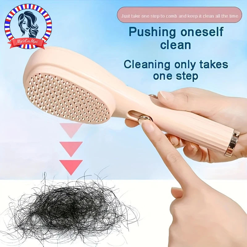1pcs Magic Retractable Hair Comb-Anti-Static Scalp Massaging & Detangling Brush for All Hair Types Holiday Gift Box Beauty Tool dylinoshop