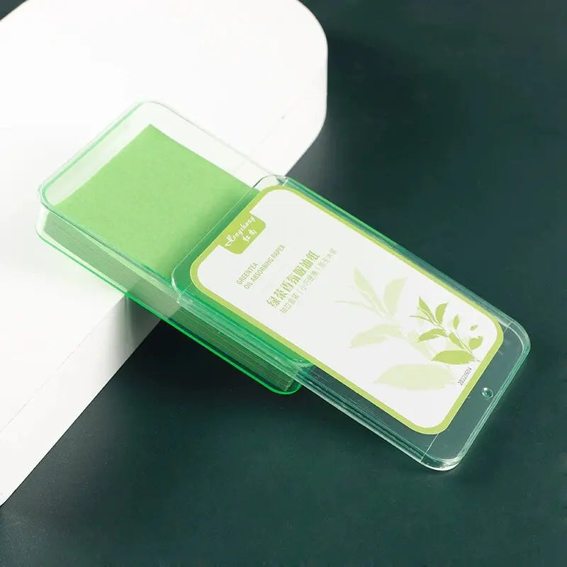 300PcsFace Oil Absorbing Paper Summer Oil Control Wipes Absorbing Sheet Oily Paper Face Cleansing  Makeup Tool Face Oil Blotting