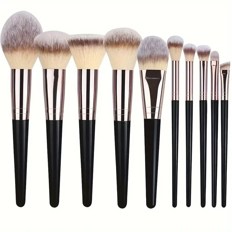 Makeup Brush Set – Foundation, Concealer & Eyeshadow Blending Brushes dylinoshop