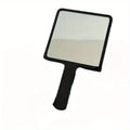 Portable Travel Makeup Mirror with Handle - Polished Plastic Frame, Dresser Mount, Unscented, Cartoon Theme - Perfect Gift for W