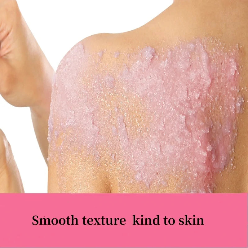 350g Rose Scrub, Rich in Walnut Shell Powder, Rose Extract and Other Skin Care Ingredients, with Gentle and Fine Exfoliating Particles That Deeply Cleanse the Skin, Remove Impurities, Physically Exfoliate, and Leave Skin Feel