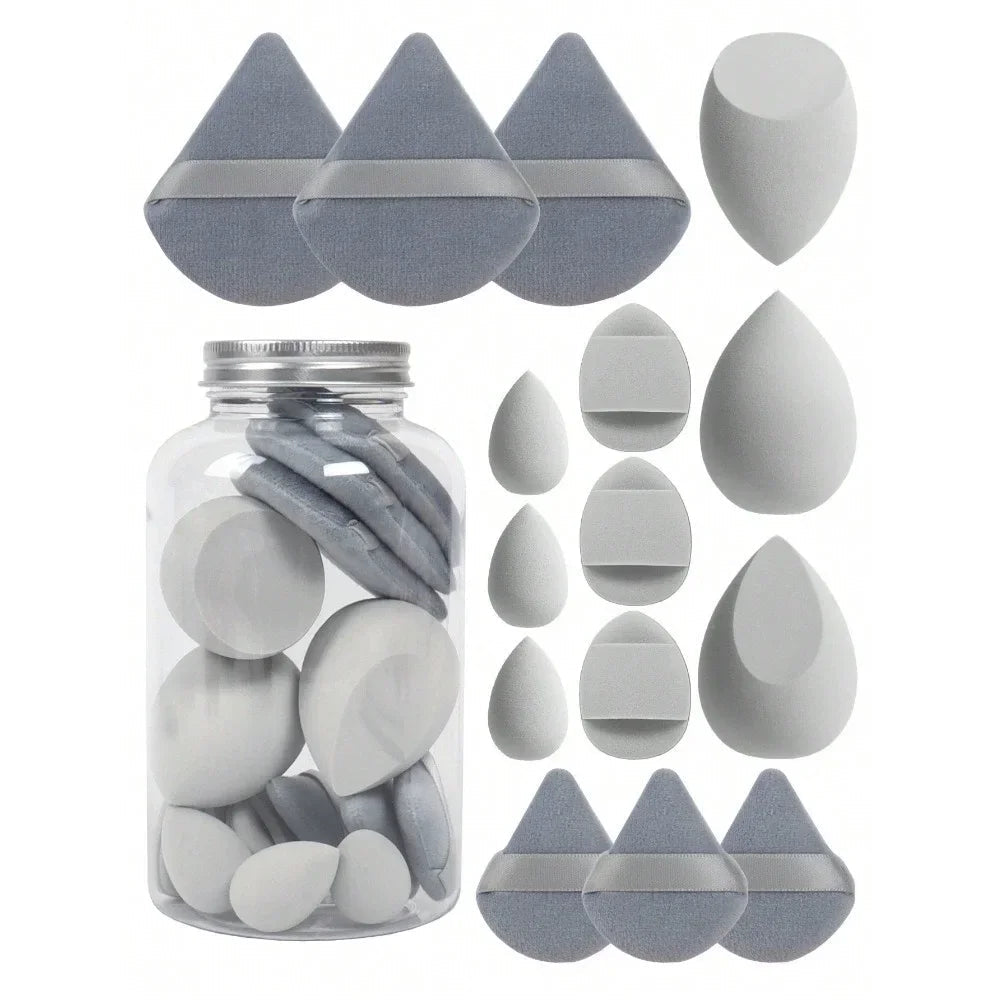 Makeup Sponge Set – Beauty Blending Puffs, 12 or 15 Pieces dylinoshop
