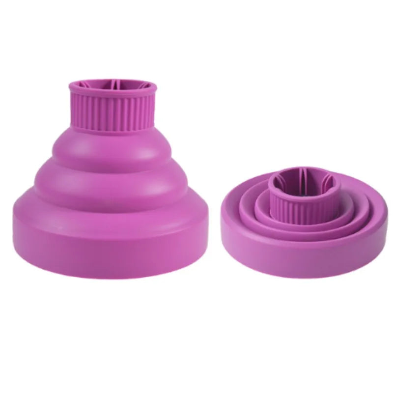 1Pc Silicone Hairdryer Diffuser Cover Foldable Temperature Resistant Hairdryer Curly Drying Blower Hair Styling Accessories dylinoshop