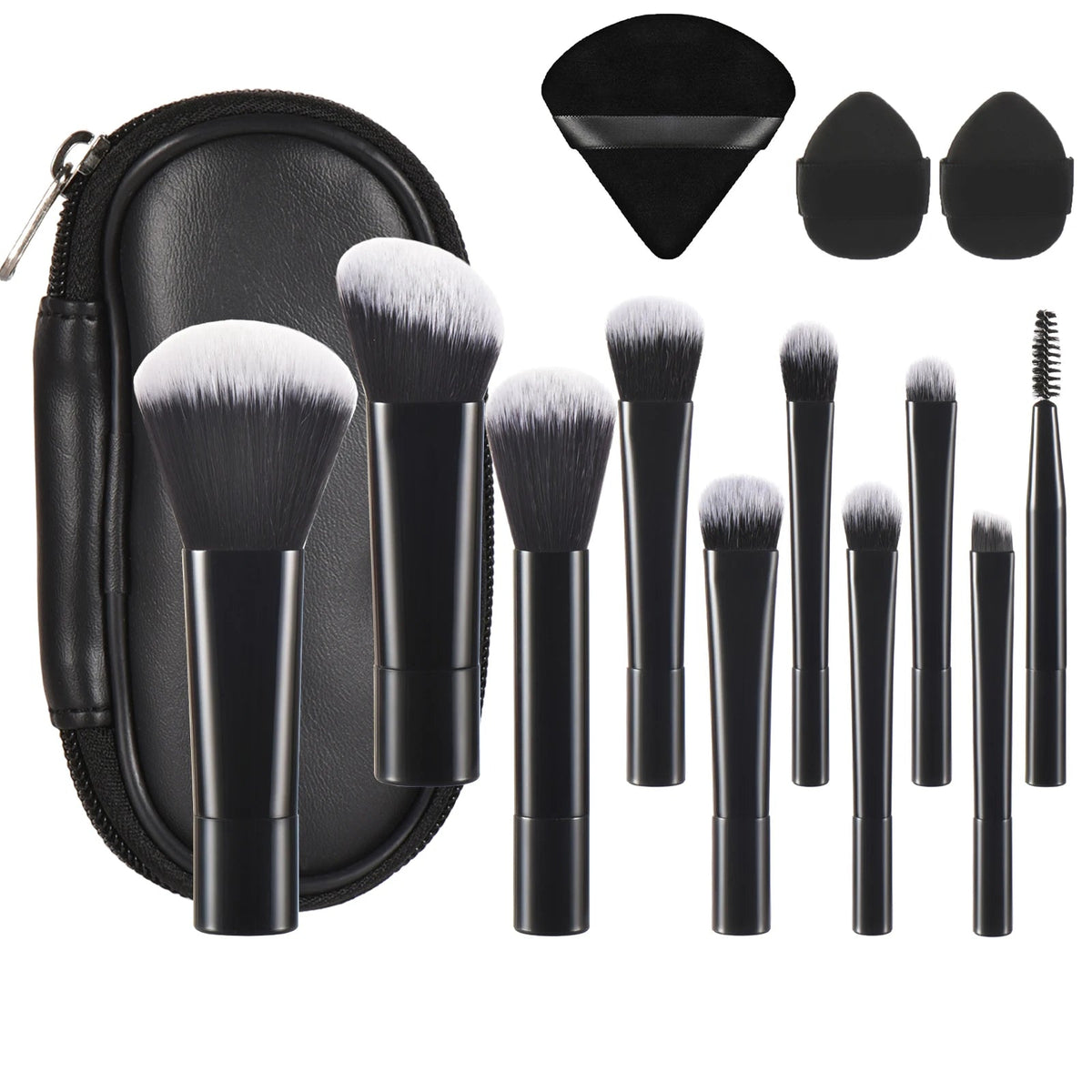 Mini Travel Makeup Brush Set – Portable Palm Brushes dylinoshop