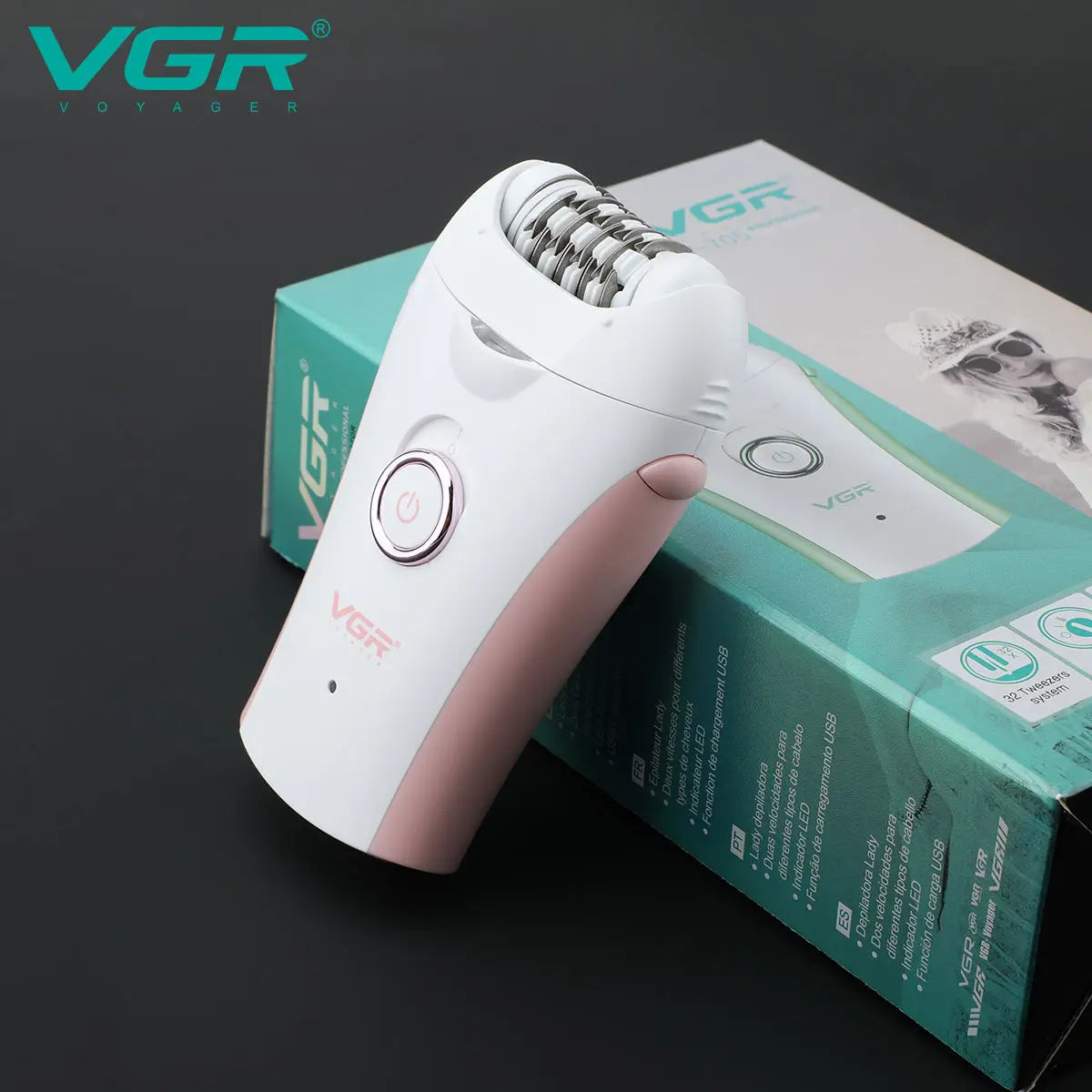 VGR V-705 Rechargeable Multi-Use Trimmer for Nose, Ear, Eyebrows & Body