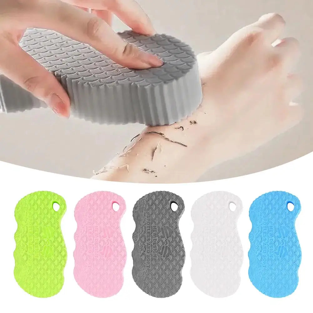 Painless Bath Sponge Rubbing Mud Cotton Exfoliating Bath Sponge Gentle Dead Skin Removal Body Scrubber Massage Tool