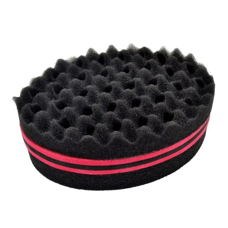 Barber Shop Men Hair Braider Twist Sponge Gloves African Hair Styling Fork Comb Hair Curls Foam For Salon Hairdressing Tools dylinoshop