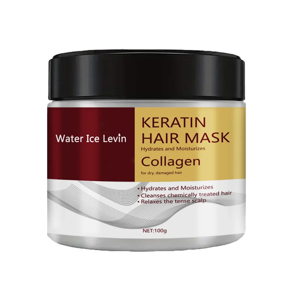 Collagen Keratin Hair Mask Dual Oil Control Moisturizer Conditioner Soft Smooth Frizz Damaged Repair Revitalize Hair Care dylinoshop