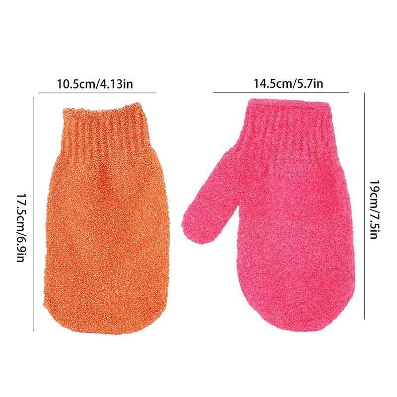 Exfoliating Body Massage Sponge Bath Gloves Skin Bath Shower Wash Cloth Shower Scrubber Back Scrub Moisturizing Spa Skin Gloves