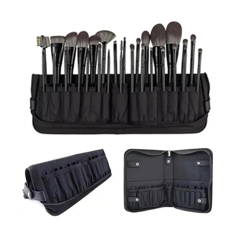 Women Foldable Makeup Brush Bag Organizer Female Travel Cosmetic Toiletry Case for Beauty Tools Wash Accessories Pouch