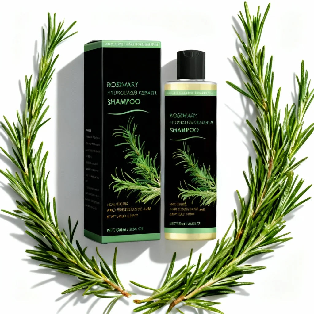 Rosemary Natural Shampoo Hair Thickness Loss Deep Nourishing Scalp Care Strengthen Repair Damaged Oil Control For Men Women dylinoshop