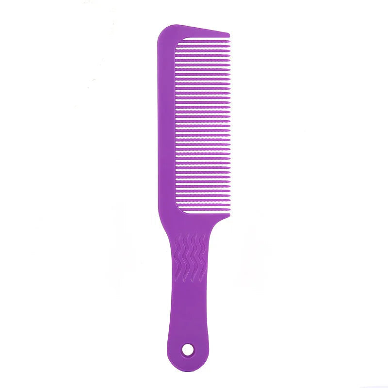 Salon-Grade Teasing Hair Comb - Rounded Wavy Teeth Barber Comb, Flat Top Styling Comb, Hairdressing Tool dylinoshop