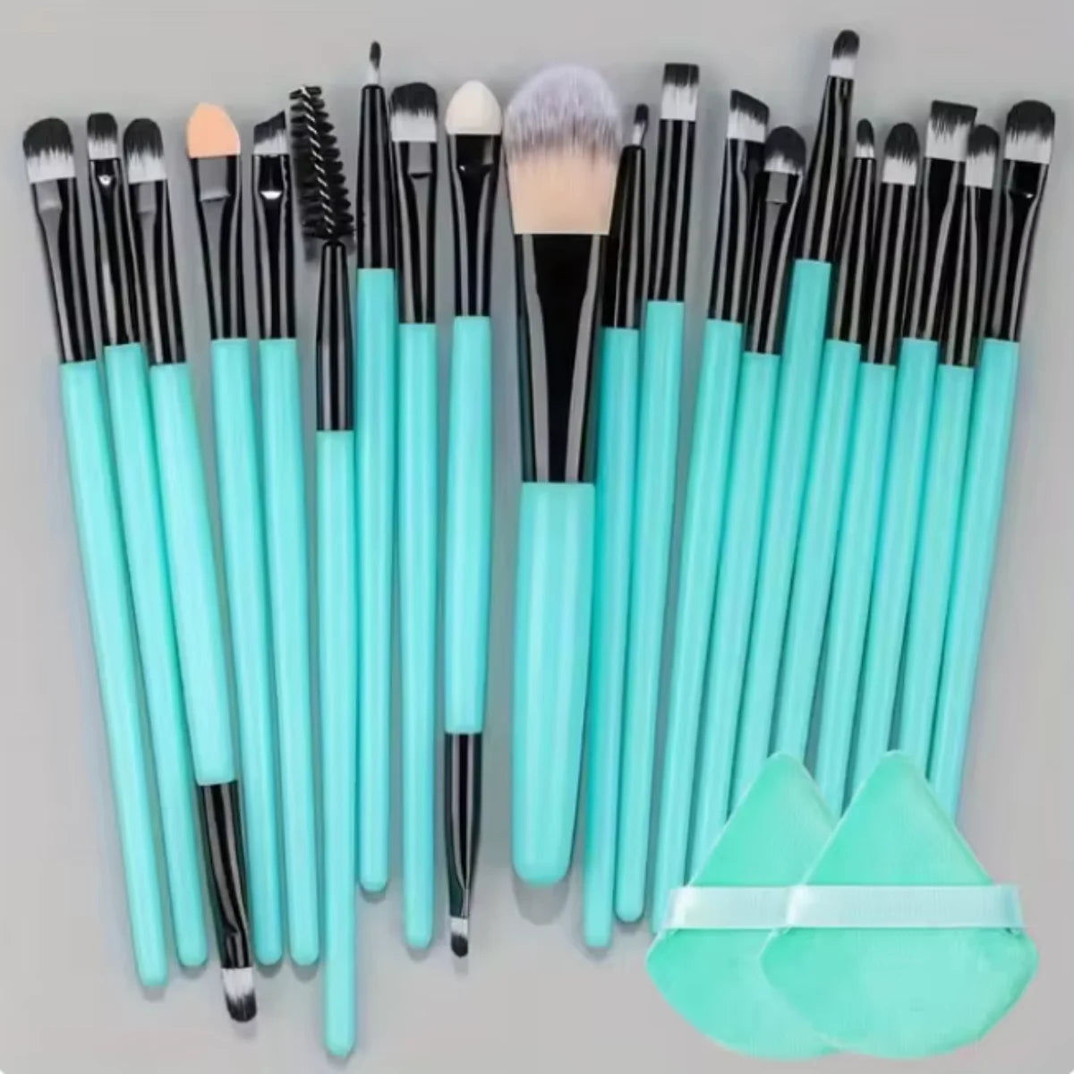 20-Piece Makeup Brush Set – Eyeliner, Blending & Foundation Brushes dylinoshop