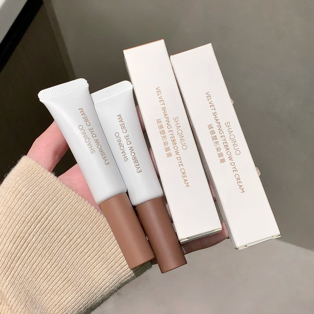 Natural Mist Eyebrow Dye Gel Tint Mascara SHAQINUO Long Lasting Quick Dry Dyeing Brow Tattoo Tinted Cream Brow Makeup