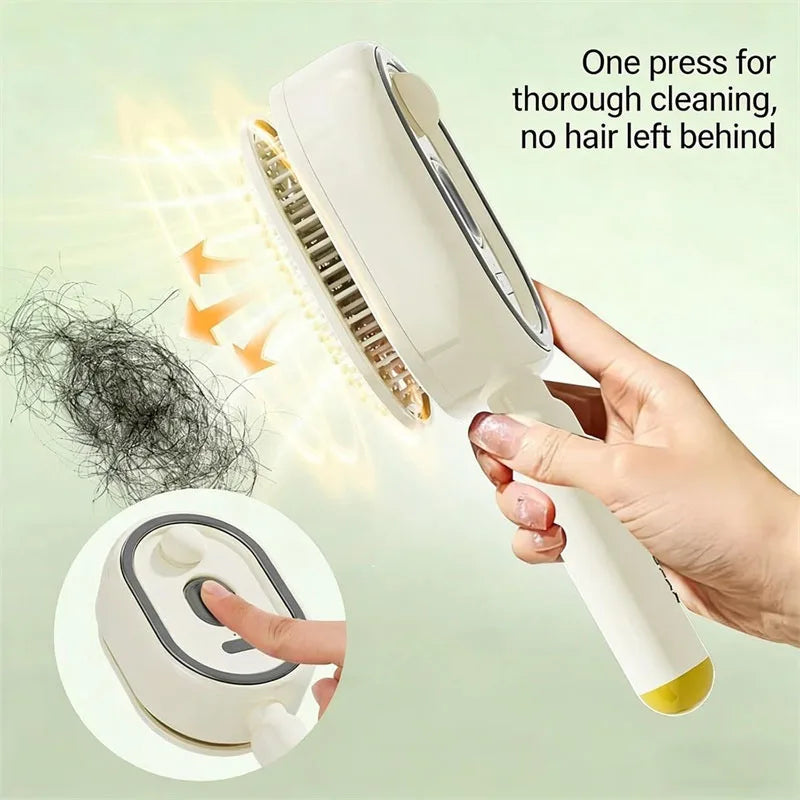 Electric Spray Air Cushions Massage Comb 3 in 1 Self Cleaning Steam Essential Oil Brush Rechargeable Spray Scalp Massager Combs dylinoshop