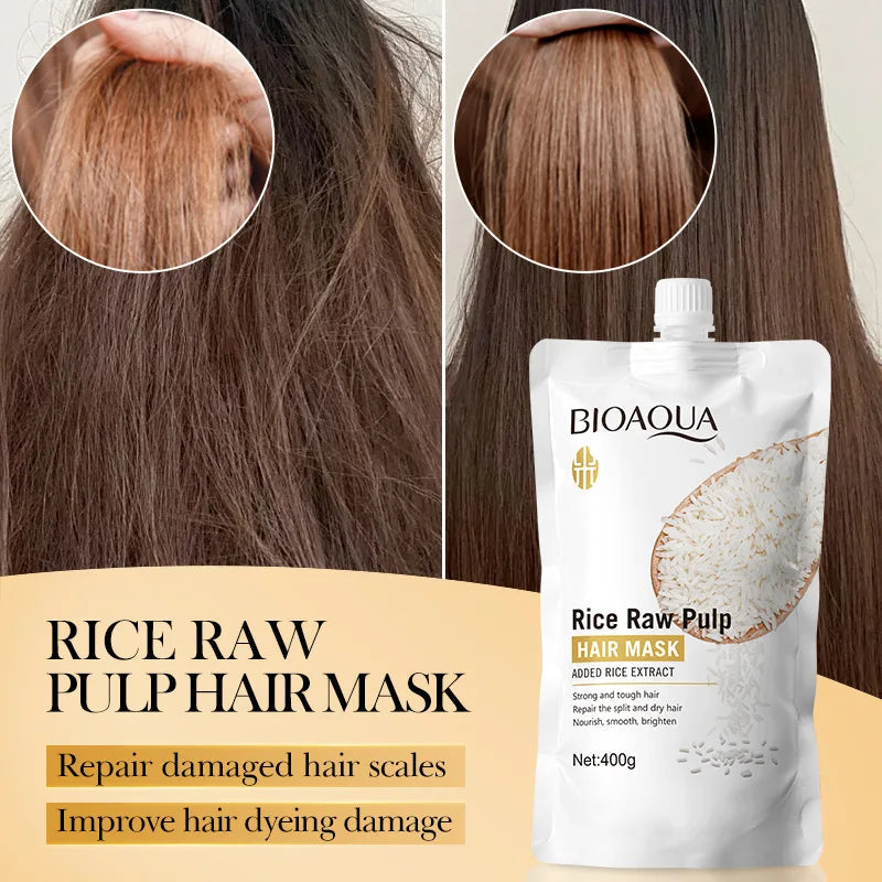10/30/50/100/400g Magical Keratin Hair Mask 5 Seconds Repair Damaged Frizzy Hair Soft Smooth Shiny Rice Moisturizing Hair Care dylinoshop