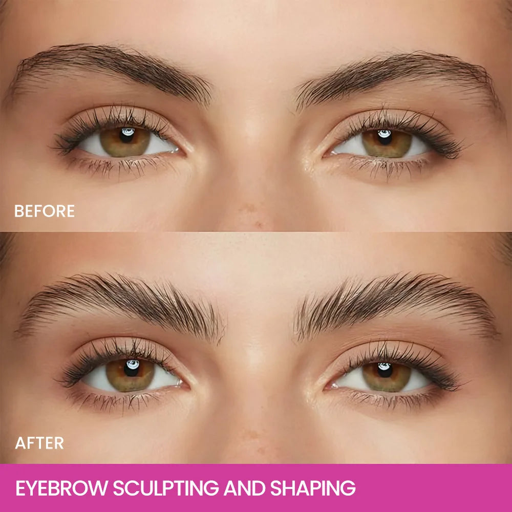 DNM Transparent Eyebrow Styling Gel Waterproof 3D Quick-drying Makeup Eyebrow Sculpt Natural Wild Brow Setting Gel Wax Cosmetics