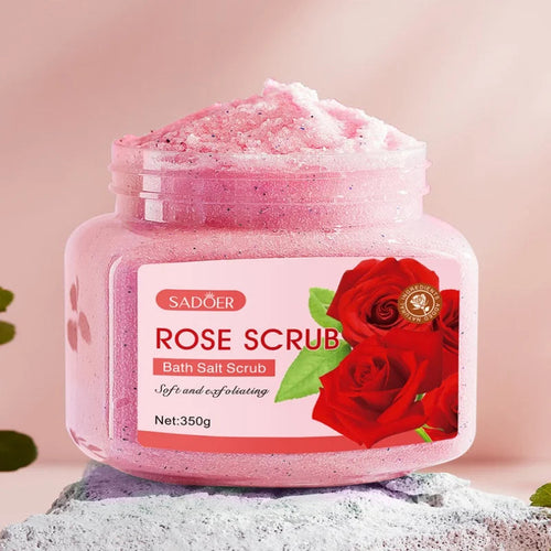 350g Rose & Walnut Shell Body Scrub dylinoshop