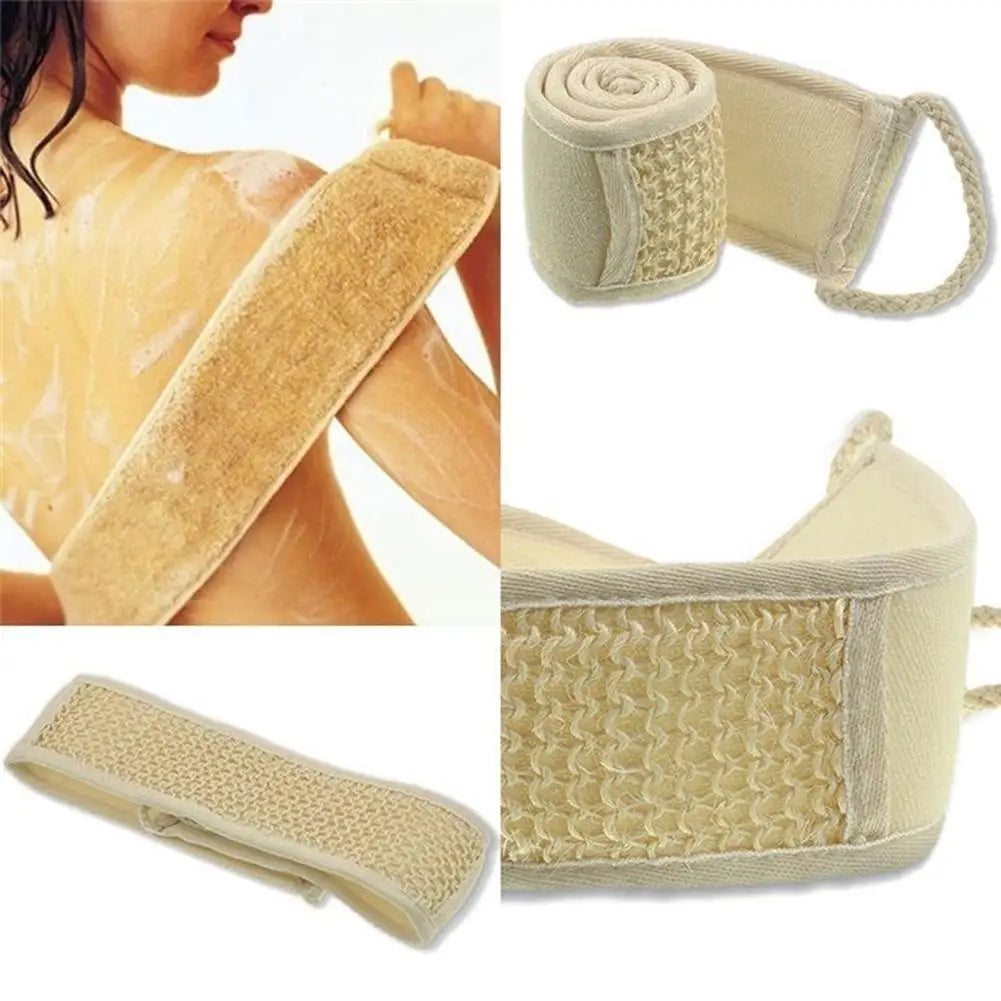1/3/5Pcs Loofah Exfoliating Body Scrubber Unisex Washcloth for Dead Skin Removal Long Bath Strap Back Strap Body Care Scrubber