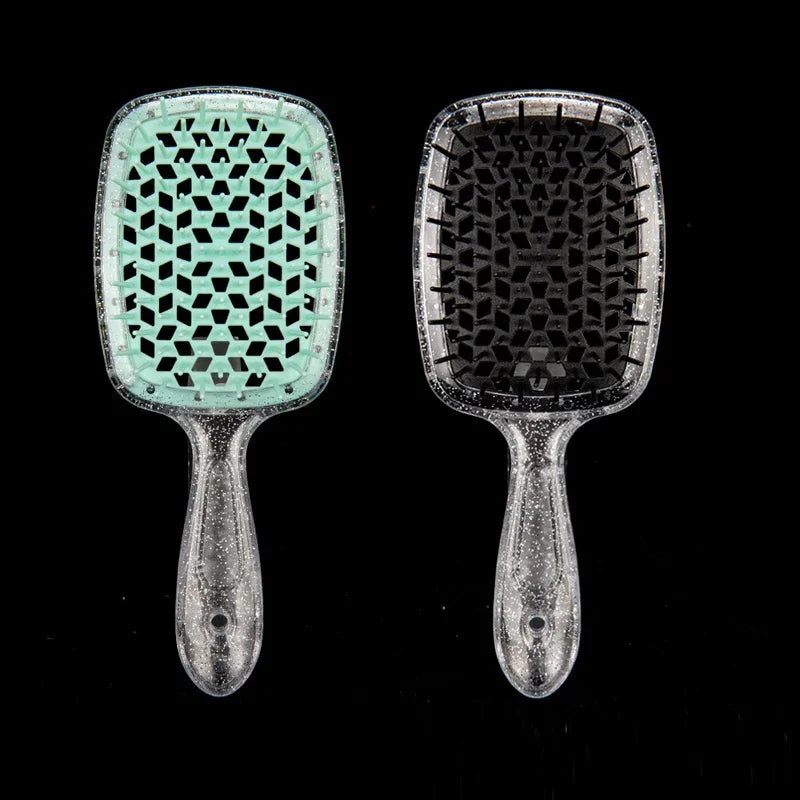 2pc Hair Comb Set Anti Static Scalp Massage Wet Dry Comb Demelante Brush Расчески Hair Styling Comb Salon Barber Brushes Kit dylinoshop