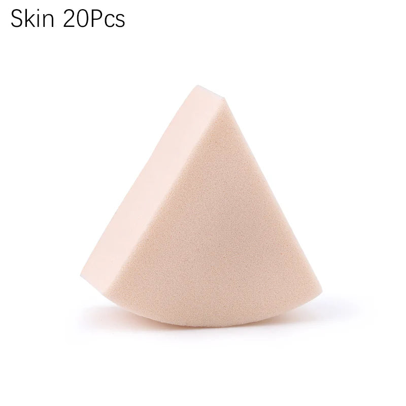 Triangle Makeup Blender Sponges – Wet & Dry Use, Set of 20/50 dylinoshop