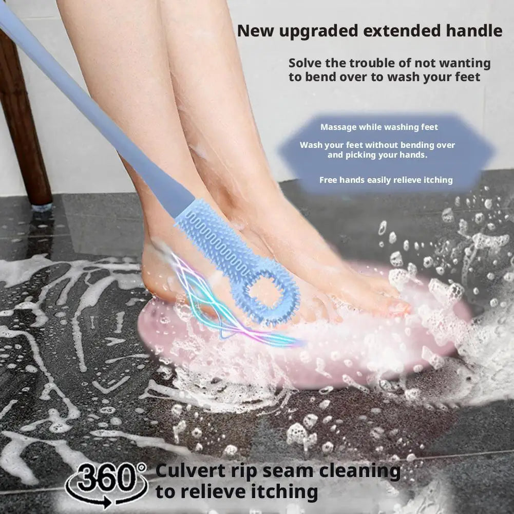 Multi-Functional Foot Scrub Brush Foot Exfoliator Itch Relief Stone Dead Skin Removal Household  ﻿