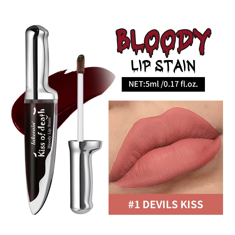 Long-Lasting Waterproof Matte Lip Stain – Gothic Color-Changing Lip Tint dylinoshop