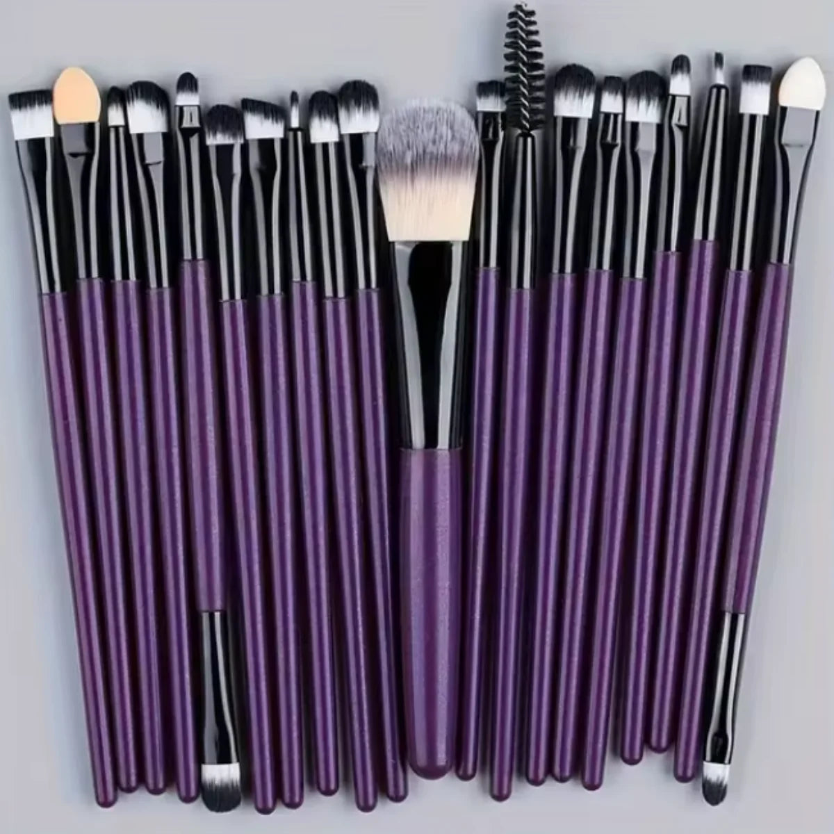 20-Piece Makeup Brush Set – Eyeliner, Blending & Foundation Brushes dylinoshop