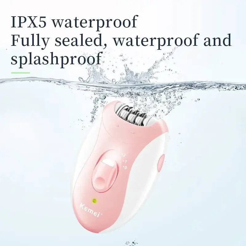 Kemei KM-189B Rechargeable Epilator for Face & Body